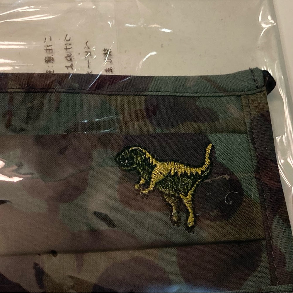 Coach Face Mask with Rexy Patch in Camo Print: BRAND NEW / UNOPENED